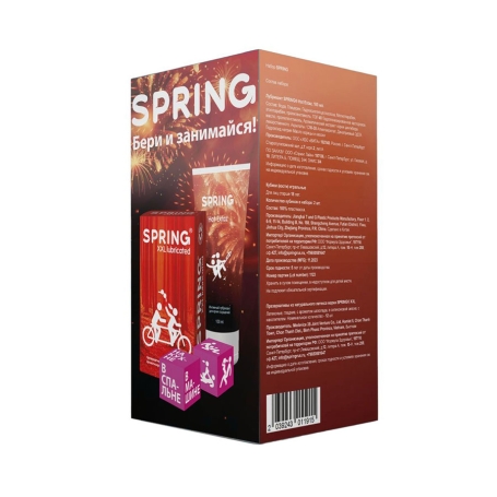 Набор Spring с игральными кубиками