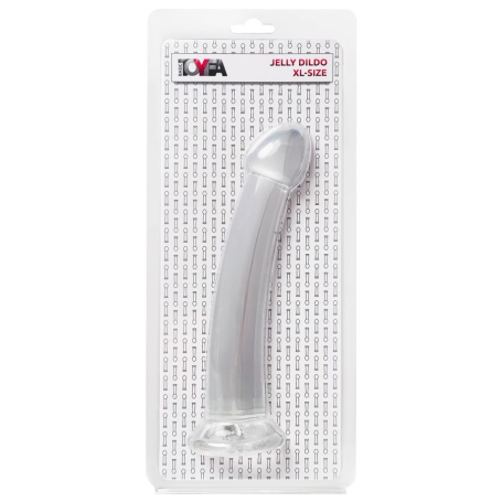 Прозрачный дилдо ToyFa Jelly Dildo XL