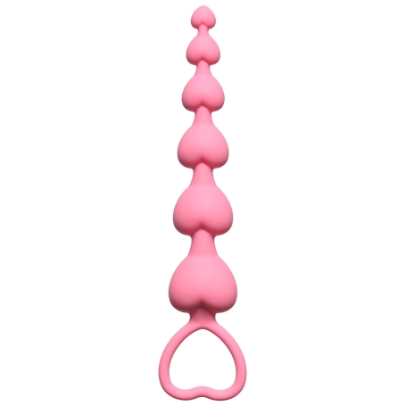 Анальная цепочка Heart's Beads