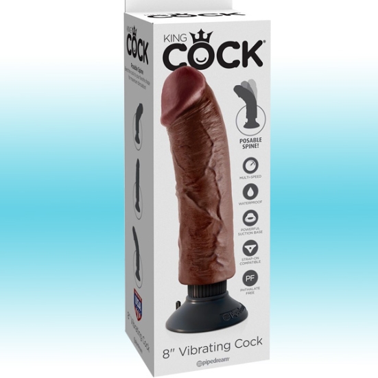 Фаллос-вибратор 8" Vibrating Cock