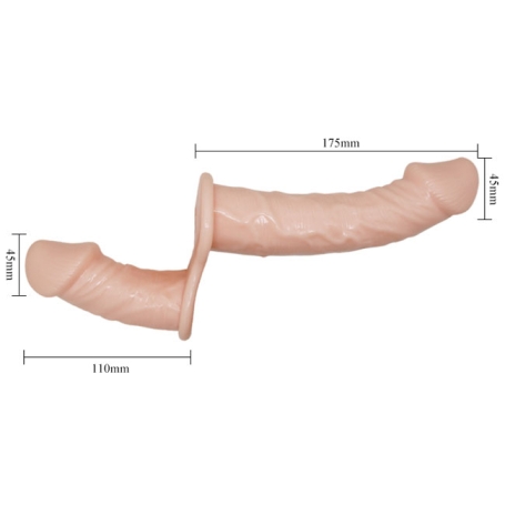 Страпон Ultra Dual Penis - 2 насадки