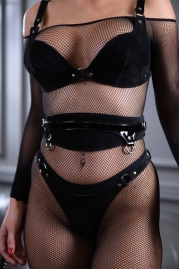 Замшевый пояс из кожи Sex Game